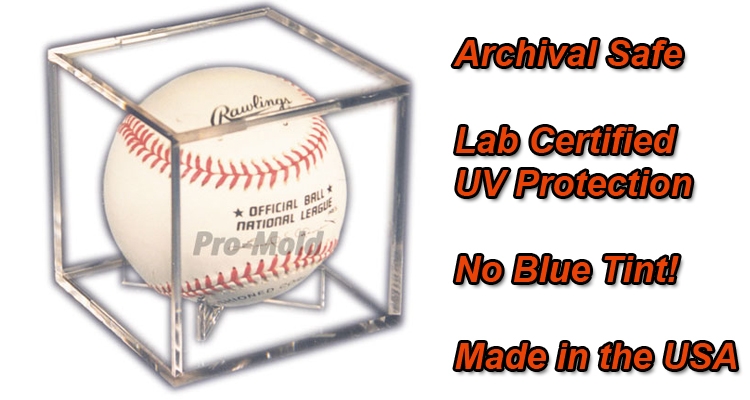 1x PRO-MOLD PCBSQUAREIIIUV Baseball Cube III with Stand 25 Year UV Protection 