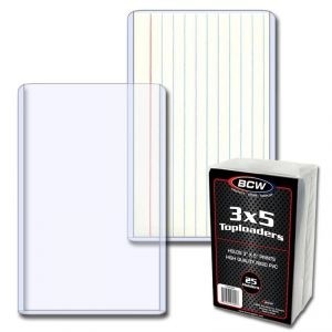 BCW 3" x 5" Top Loader - Pack of 25
