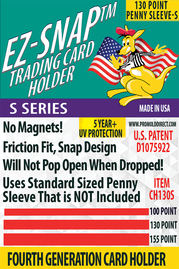 Coming Soon! EZ-Snap™, 130 Point with Penny Sleeve, S Series 