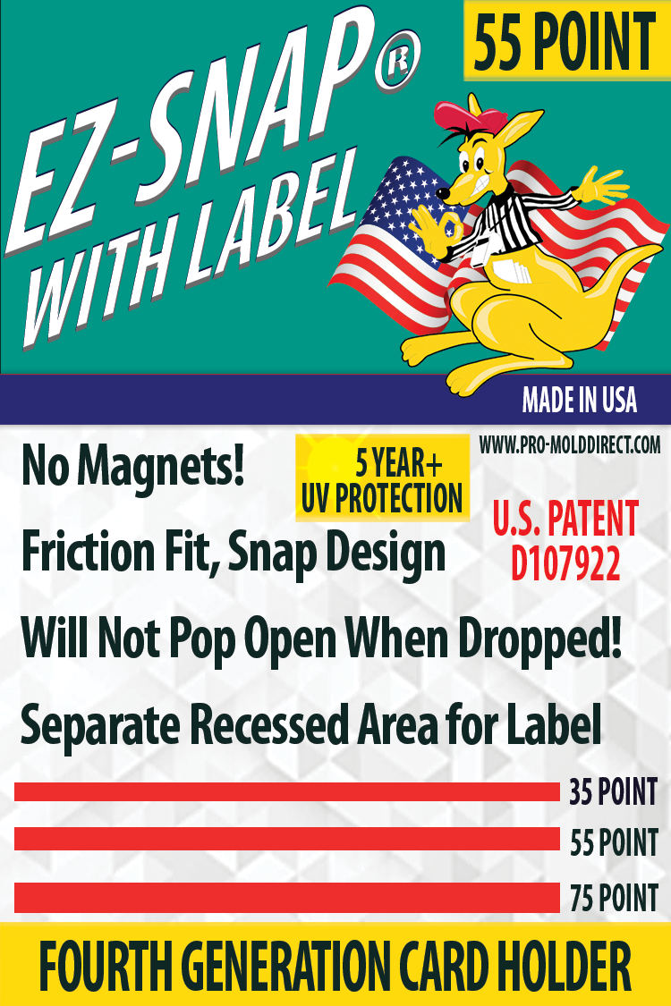Coming Soon! EZ-Snap™ with Label, 55 Point
