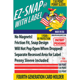 EZ-Snap™ with Label, with Penny Sleeve, 130 Point