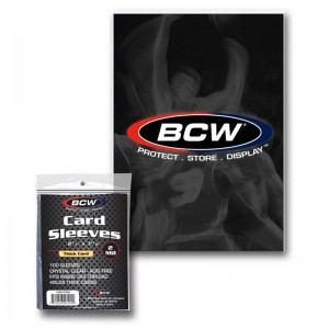 BCW Thick Card Soft Sleeves - Pack of 100