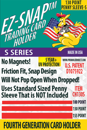 Coming Soon! EZ-Snap™, 130 Point with Penny Sleeve, S Series 