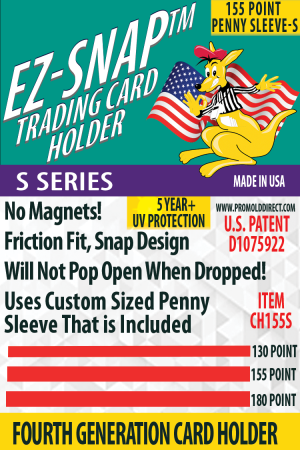 New! EZ-Snap™, 155 Point with Custom Penny Sleeve, S Series