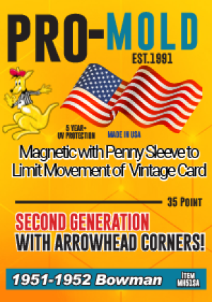 Now Available! 1951-1952 Bowman Magnetic with Penny Sleeve
