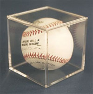 1 Pro-Mold Baseball Cube Square Display Holder UV Safe 25 YEAR #PCBSQ3UV25 