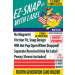 EZ-Snap™ with Label, with Penny Sleeve, 155 Point
