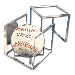 Baseball Cube with Stand apart